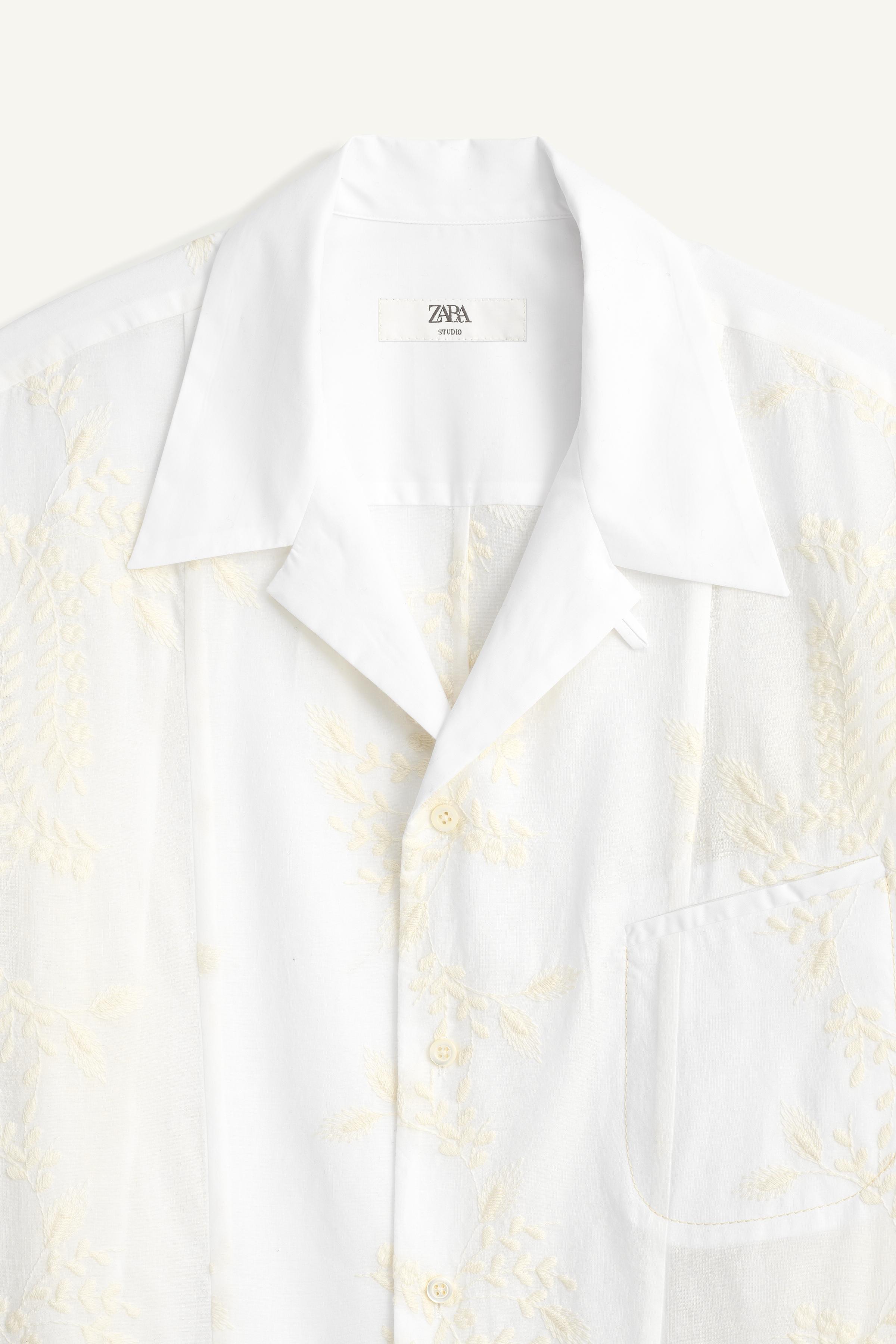 CHEMISE RELAXED FIT BRODERIES
